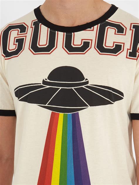 gucci ufo shirt replica|gucci t shirt real.